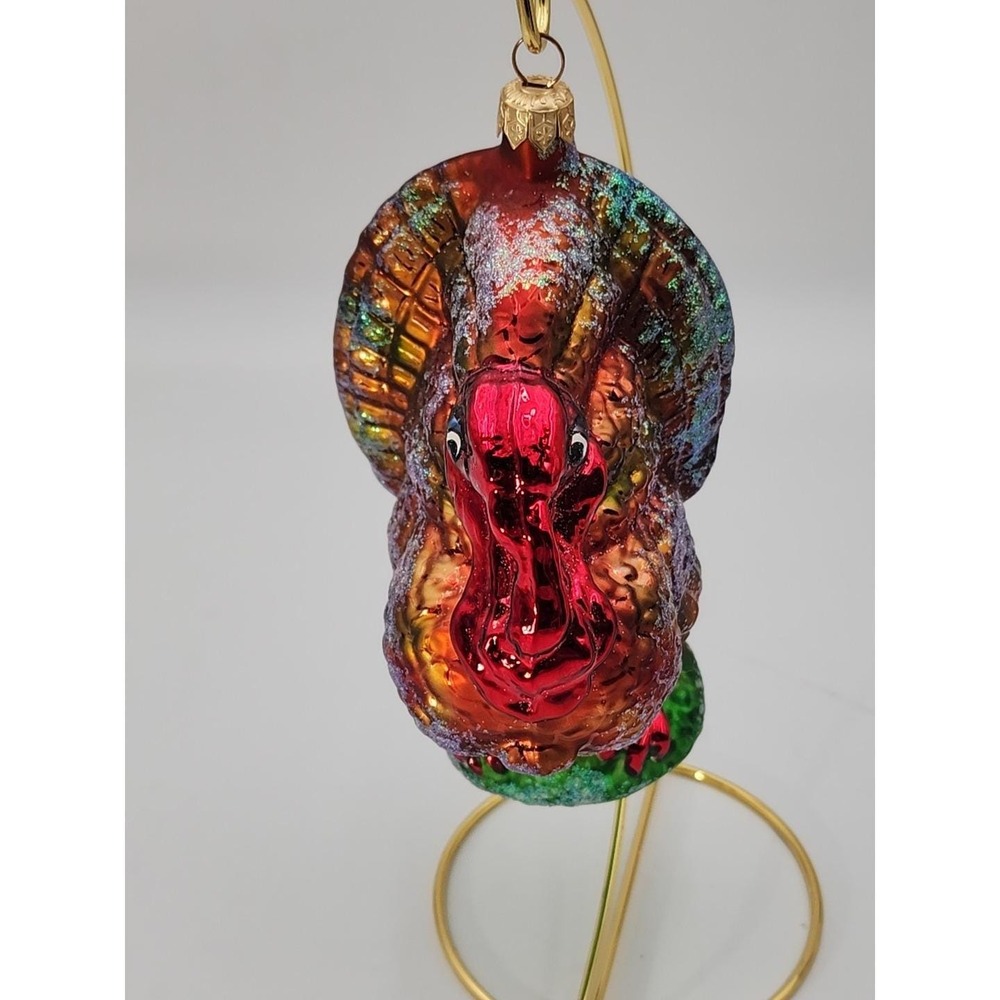 Christopher Radko‎ Turkey Thanksgiving Christmas Ornament